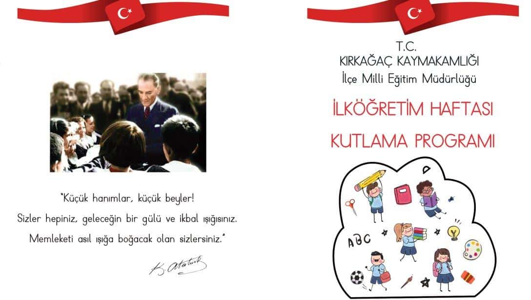 İlköğretim Haftası Kutlama Programı